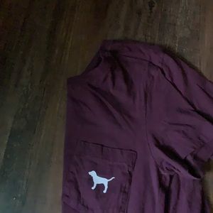 Pink campus oversized short sleeve tee